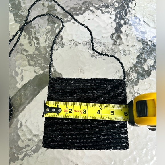 Ann Taylor- Black beaded purse/crossbody. - Picture 3 of 4